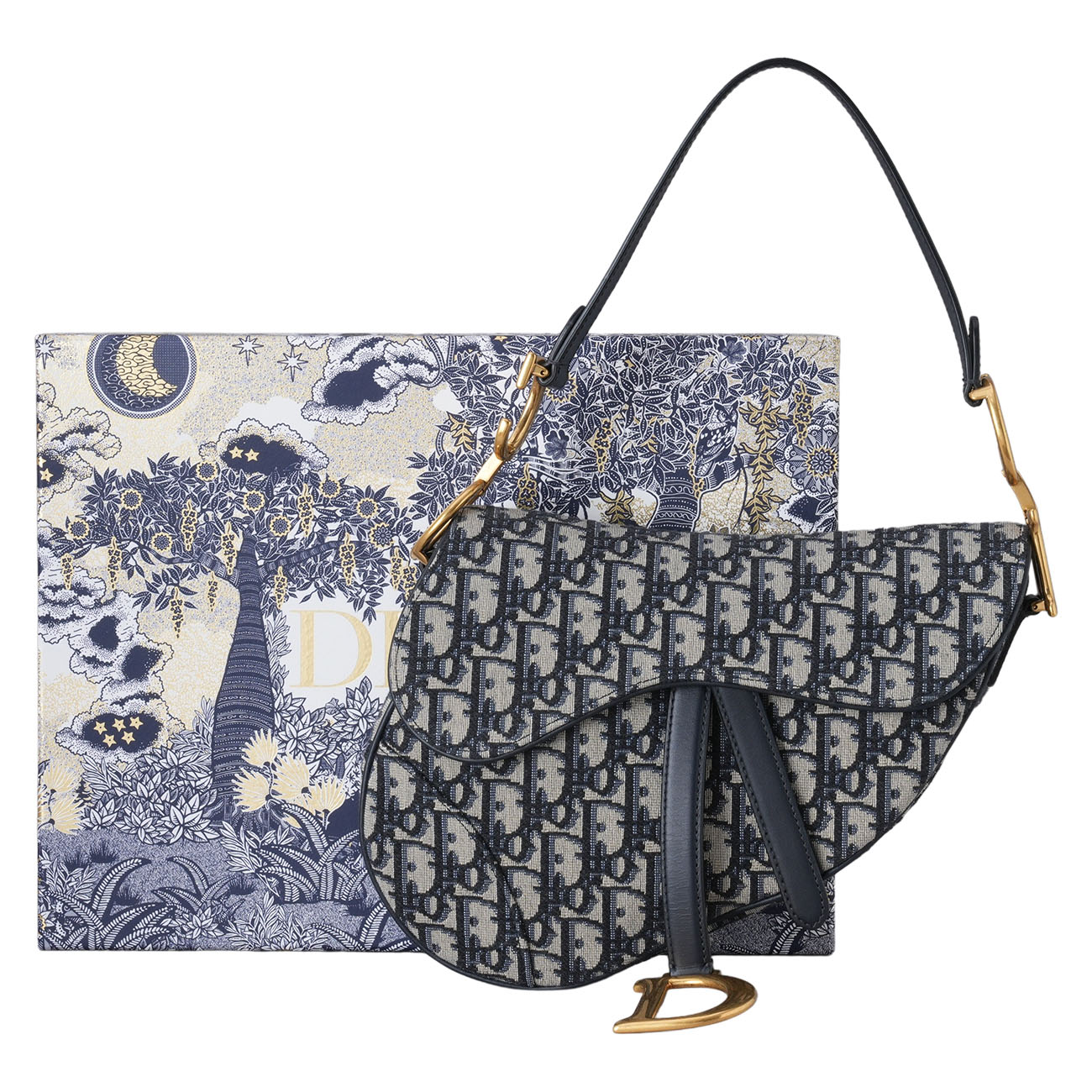 CHRISTIAN DIOR(USED)크리스찬디올 새들백 미듐 & 스트랩